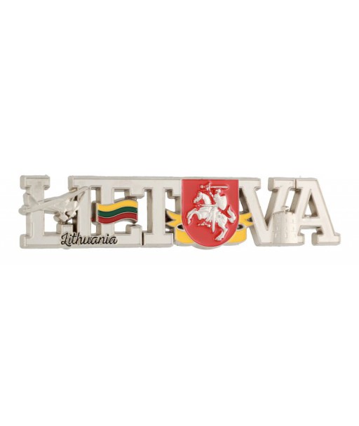 Suvenyrinis magnetas užrašas Lietuva